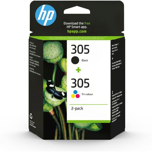 Obrázek HP 308 2-Pack Tri-color/Black Original Ink Cartridge (120 / 160 pages)