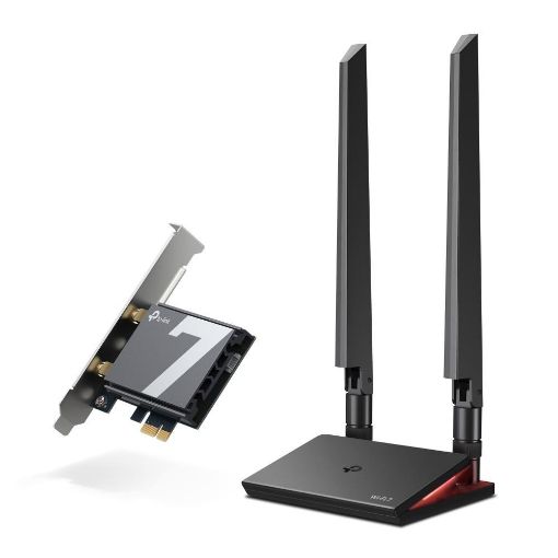 Obrázek TP-Link Archer TBE550E WiFi7 PCIe adapter (BE9300,2,4GHz/5GHz/6GHz,Bluetooth5.4)