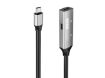 Obrázek PREMIUMCORD USB-C repeater a prodlužovací kabel Male-Female, 5Gbps Aluminium 15m
