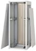 Obrázek TRITON 19" stojanový rozvaděč 15U 800x1000, nosnost 800 kg, skleněné dveře, svařovaný, šedý
