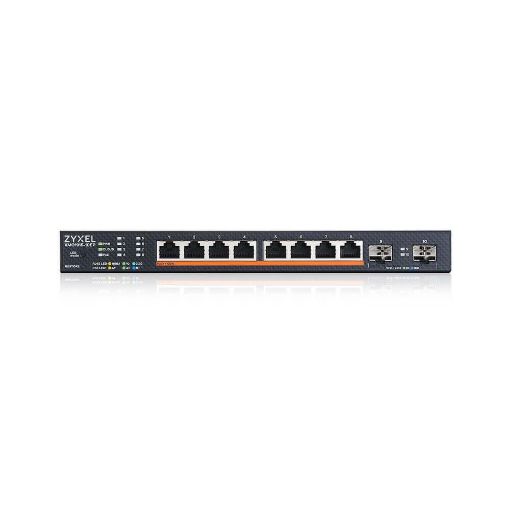Obrázek Zyxel XMG1915-10EP, 8-port 2.5GbE, 2 SFP+, 8 x PoE++ 130W Smart Switch, hybird mode, standalone or NebulaFlex Cloud