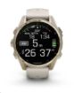 Obrázek Garmin fenix® 8 – 43 mm, AMOLED, Sapphire, Soft Gold / Fog grey se silikonovým řemínkem, EU