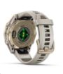 Obrázek Garmin fenix® 8 – 43 mm, AMOLED, Sapphire, Soft Gold / Fog grey se silikonovým řemínkem, EU