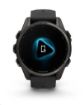 Obrázek Garmin fenix® 8 – 43 mm, AMOLED, Sapphire, Carbon grey DLC titanium, Black / Pebble grey se silikonovým řemínkem, EU