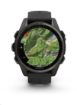 Obrázek Garmin fenix® 8 – 43 mm, AMOLED, Sapphire, Carbon grey DLC titanium, Black / Pebble grey se silikonovým řemínkem, EU