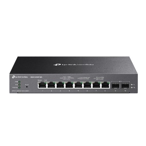 Obrázek TP-Link OMADA switch SG2210XMP-M2 (8x2,5GbE,2xSFP+,8xPoE+,160W,fanless)