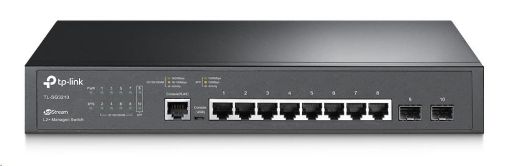 Obrázek TP-Link OMADA switch SG3210 (8xGbE, 2xSFP, 2xConsole, fanless)