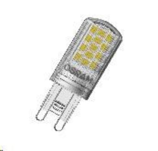 Obrázek OSRAM LED PIN 40 G9 4,2W/840 studená