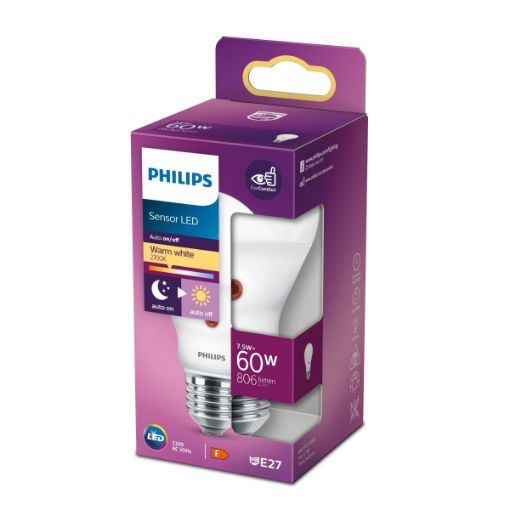 Obrázek PHILIPS žárovka LED D2D 60W A60 E27 WW FR ND SRT4