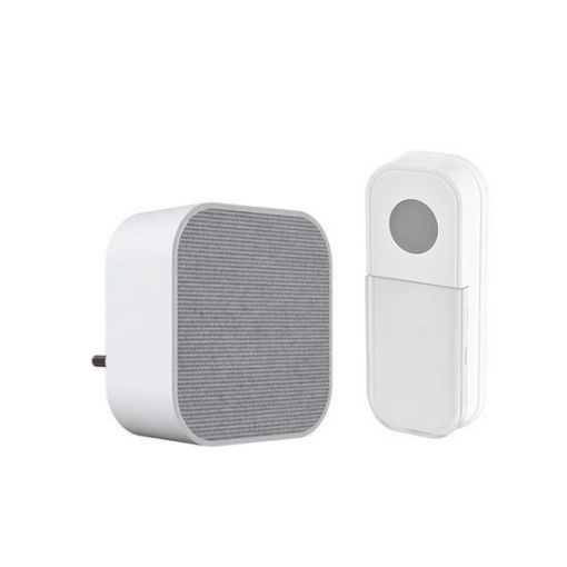 Obrázek Solight bezdrátový zvonek, do zásuvky, 180m, bílý, learning code