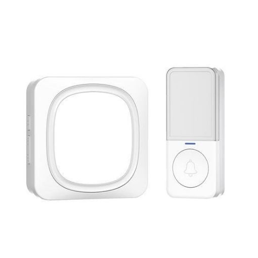 Obrázek Solight bezdrátový zvonek a noční světélko, do zásuvky, 150m, bílý, learning code