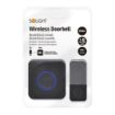 Obrázek Solight bezdrátový zvonek, bateriový + USB, 200m, černý, learning code