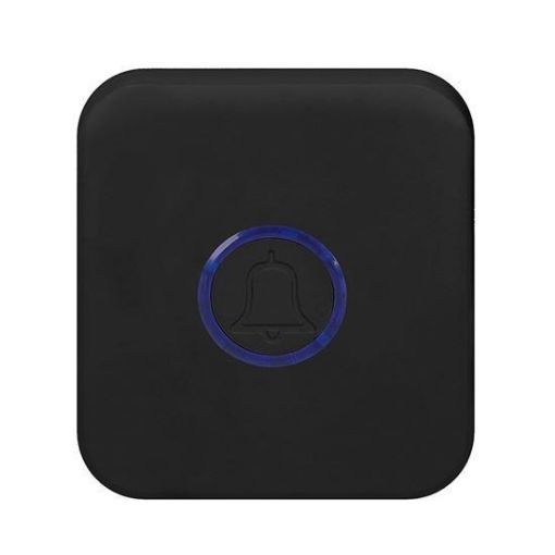 Obrázek Solight bezdrátový zvonek bezbateriový, do zásuvky, 150m, černý, learning code