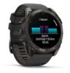 Obrázek Garmin fenix® 8 AMOLED Sapphire - 51 mm - Carbon Gray DLC Titanium with Black | Pebble Gray Silicone Band, EU