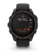 Obrázek Garmin - fenix 8 Solar Sapphire - 47 mm - Carbon Gray DLC Titanium with Black | Pebble Gray Silicone Band, EU