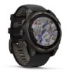 Obrázek Garmin - fenix 8 Solar Sapphire - 47 mm - Carbon Gray DLC Titanium with Black | Pebble Gray Silicone Band, EU