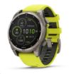 Obrázek Garmin - fenix 8 Solar Sapphire - 47 mm - Titanium with Amp Yellow | Graphite Silicone Band, EU