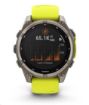 Obrázek Garmin - fenix 8 Solar Sapphire - 47 mm - Titanium with Amp Yellow | Graphite Silicone Band, EU