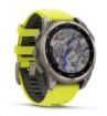 Obrázek Garmin - fenix 8 Solar Sapphire - 47 mm - Titanium with Amp Yellow | Graphite Silicone Band, EU