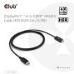 Obrázek Club3D Adaptér aktivní DisplayPort 1.4 na HDMI HDR (M/M), 2m