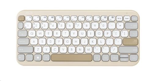 Obrázek ASUS KW100 Marshmallow Bezdrátová klávesnice, BG/CZ/SK/81//3BT/COPILOT