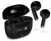 Obrázek CONNECT IT Sluchátka True Wireless SonicBass, špunty do uší s mikrofonem, Bluetooth, černá