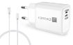 Obrázek CONNECT IT Duplex nabíjecí adaptér 1xLightning, 1×USB-C, 20W, 1xLightning - USB-C kabel, bílá