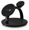 Obrázek CONNECT IT Bezdrátová nabíječka 3v1 MultiCharge MagSafe pro IPhone, Apple Watch a AirPods, 15 W, Černá