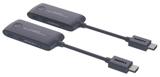 Obrázek PREMIUMCORD HDMI Wireless extender, Mini, FULL HD 1080p na 20m, Šedá