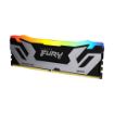 Obrázek KINGSTON CUDIMM DDR5 24GB 8400MT/s CL40 FURY Renegade RGB Silver XMP