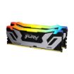 Obrázek KINGSTON CUDIMM DDR5 48GB (Kit of 2) 8400MT/s CL40 FURY Renegade RGB Silver XMP