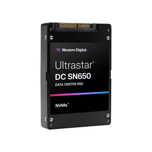 Obrázek WD Enterprise SSD 15.36TB Ultrastar DC SN650, PCIe Gen4, (R:6600, W:2800MB/s), RI-1DW/D BICS5 ISE