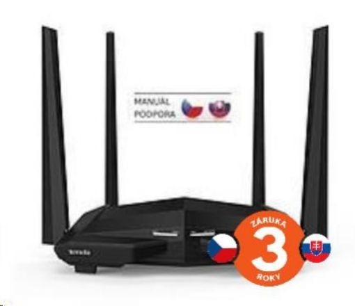 Obrázek Tenda AC10 Wireless AC1200 Dual Band Router, 1x gigabit WAN, 3x gigabit LAN