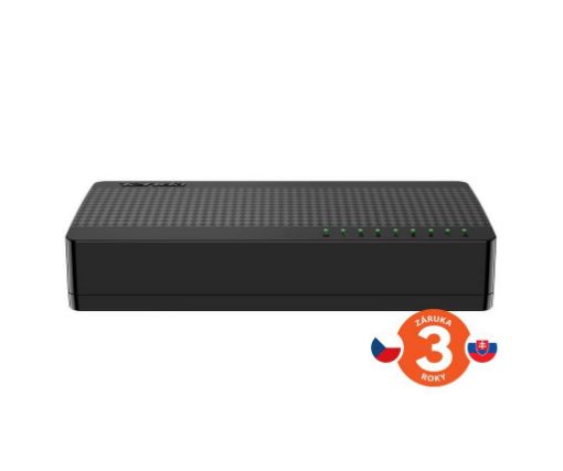Obrázek Tenda SG108M 8-portový Gigabit Ethernet Switch, 10/100/1000Mbps, Plast, Desktop