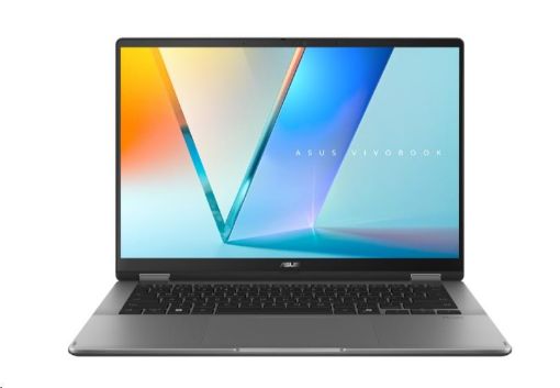 Obrázek ASUS NTB Vivobook 14 Flip (TP3407SA-OLED003W), Ultra 5-226V, 14" 1920 x 1200, 16GB, 512GB SSD, Intel Arc, W11 Home, Gray