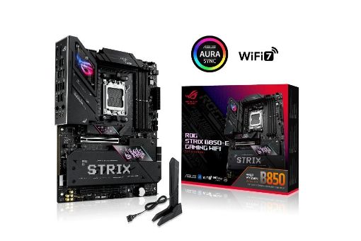 Obrázek ASUS MB Sc AM5 ROG STRIX B850-E GAMING WIFI, AMD B850, 4xDDR5, 1xUSB4, 1xDP, 1xHDMI, WiFi, ATX