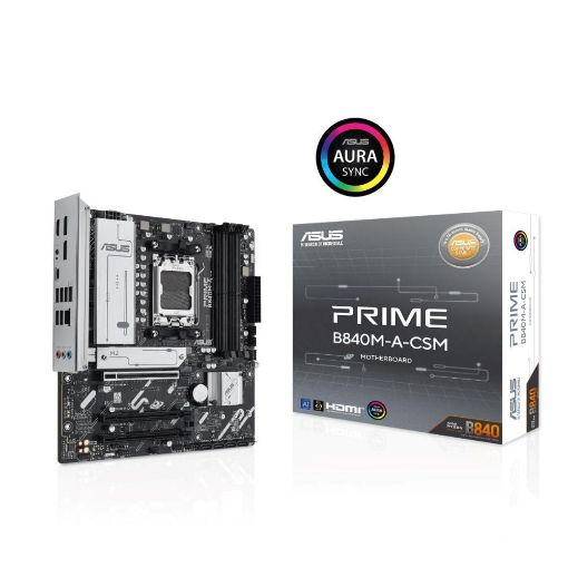 Obrázek ASUS MB Sc AM5 PRIME B840M-A-CSM, AMD B840, 4xDDR5, 2xDP, 1xHDMI, mATX