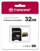 Obrázek TRANSCEND MicroSDHC karta 32GB Video Recording, U1 + adaptér