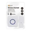 Obrázek Solight bezdrátový zvonek, bateriový + USB, 200m, bílý, learning code
