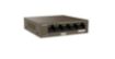 Obrázek Tenda TEG1105PD - 5-port PoE PD Gigabit Ethernet Switch, 1x PoE IN, 4x PoE OUT, Kov, Fanless