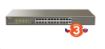 Obrázek Tenda TEG1124P-24-250W - PoE AT Switch 235Watt, 24xRJ45 Switch s 24x 10/100/1000 Mbps PoE, Kov