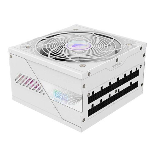 Obrázek GIGABYTE zdroj AE850PM PG5, 850W, 80+ Platinum, 120mm fan, bílá