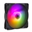 Obrázek EVOLVEO 12FM ventilátor 120mm, ARGB ring, černý rám, master