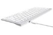 Obrázek A4tech Klávesnice FX51, kancelářská klávesnice, membránová, bezdrátová, CZ/SK, Bílá