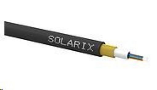 Obrázek Solarix Zafukovací kabel MINI Solarix 4vl 9/125 HDPE Fca černý SXKO-MINI-4-OS-HDPE, cívka 1 km