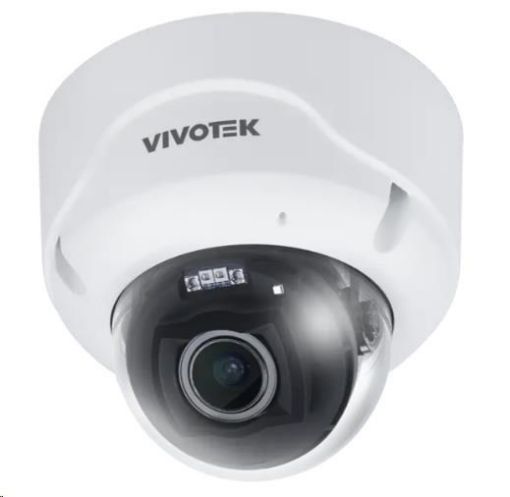 Obrázek Vivotek FD9399-EHTV, IP kamera 8MPx dome, 4,3-9,8mm (110,4-45,1°), Smart IR 40 m, člověk/vozidlo, AI VCA analýzy