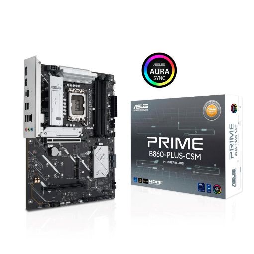 Obrázek ASUS MB Sc LGA1851 PRIME B860-PLUS-CSM, Intel B860, 4xDDR5, 1xDP, 1xHDMI, ATX