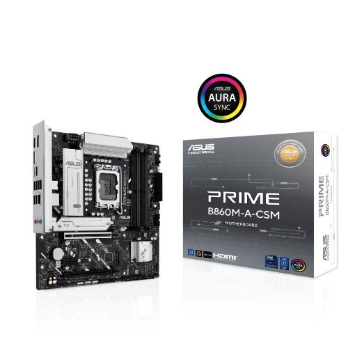 Obrázek ASUS MB Sc LGA1851 PRIME B860M-A-CSM, Intel B860, 4xDDR5, 2xDP, 1xHDMI, mATX