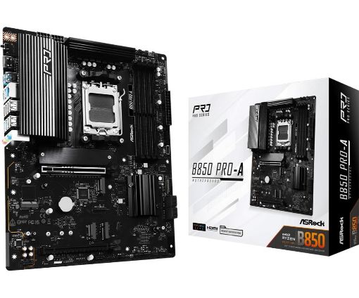 Obrázek ASRock MB Sc AM5 B850 Pro-A, AMD B850, 4xDDR5, 1xUSB-C, HDMI, ATX