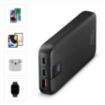 Obrázek Hama PD 20 powerbanka, 20000 mAh, PD, Qualcomm, 3 výstupy: 2x USB-C, 1x USB-A, LED displej,